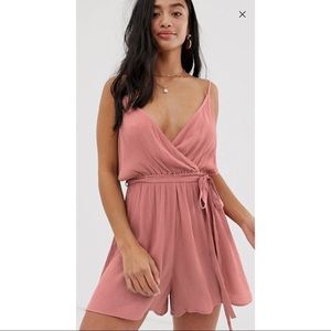 ASOS Tie Front Romper NWT